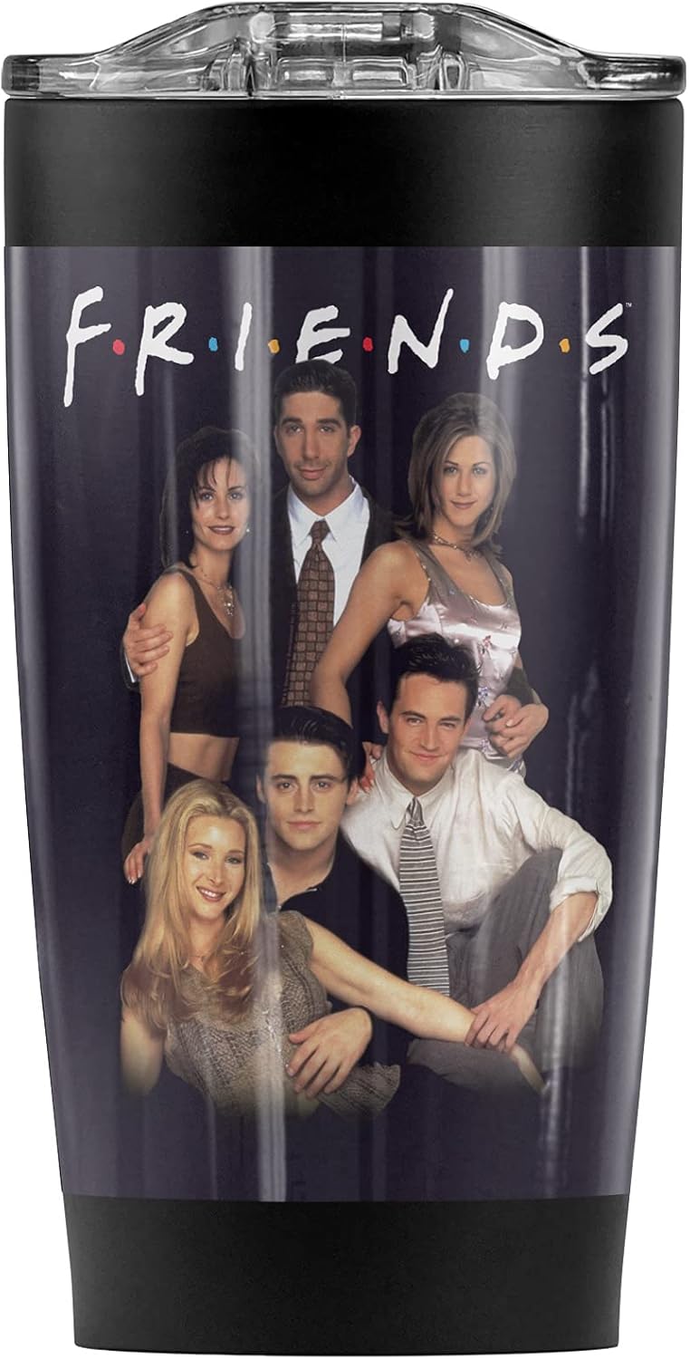 Taza de Acero Inoxidable 20 oz - Friends - Aislada y Sin Fugas