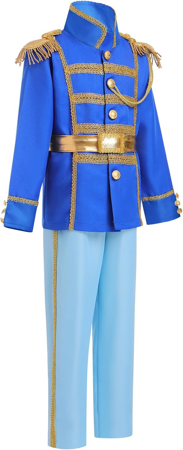 Disfraz Príncipe para Niños Ideal para Halloween 4PCS 3-4 Años