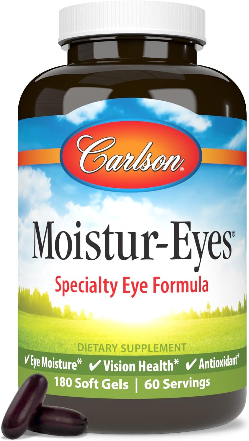 Suplementos Carlson Humedad-ojos 180 cápsulas blandas