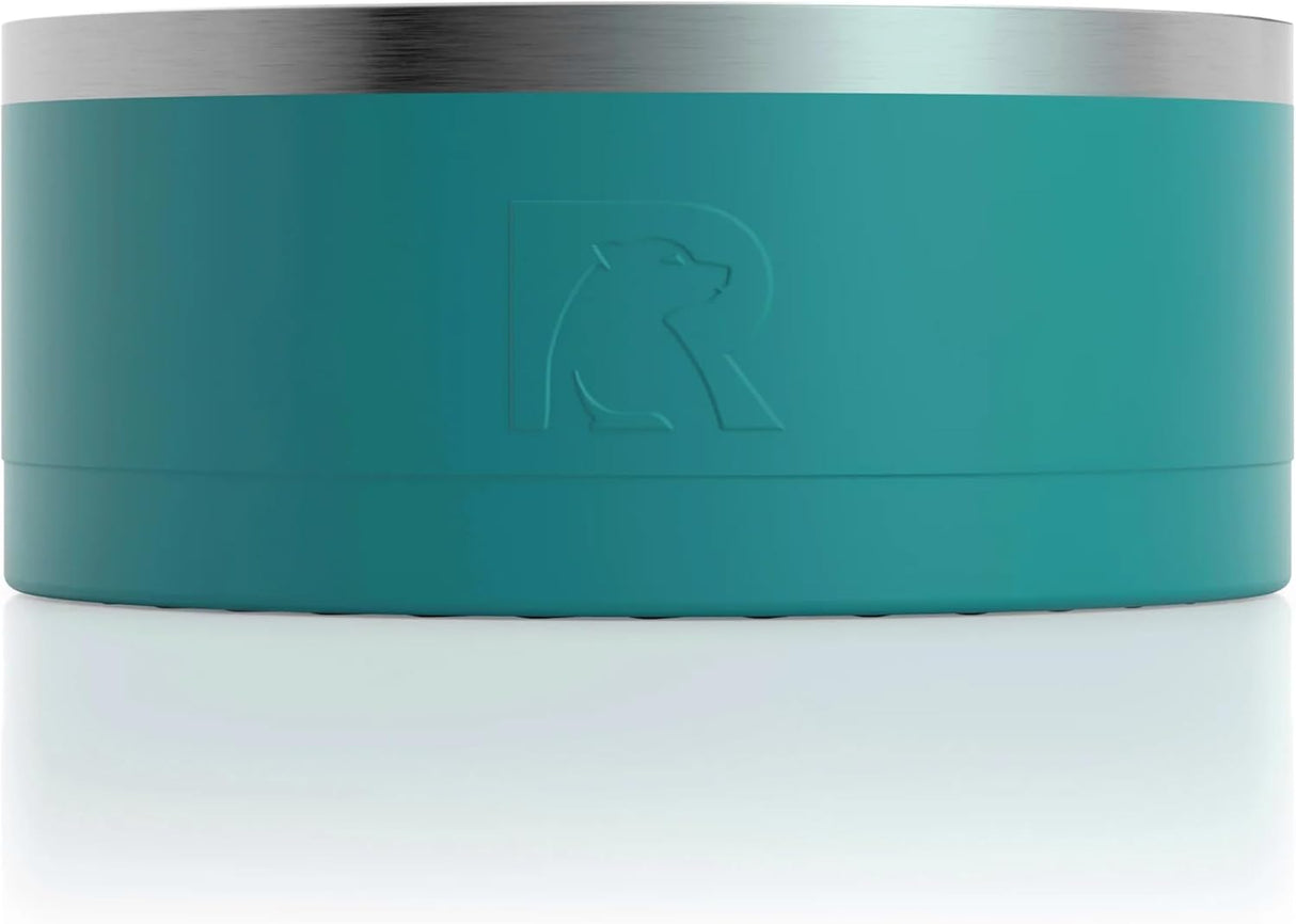 Tazón de perro 3 en 1 RTIC, acero inoxidable, grande, profundo