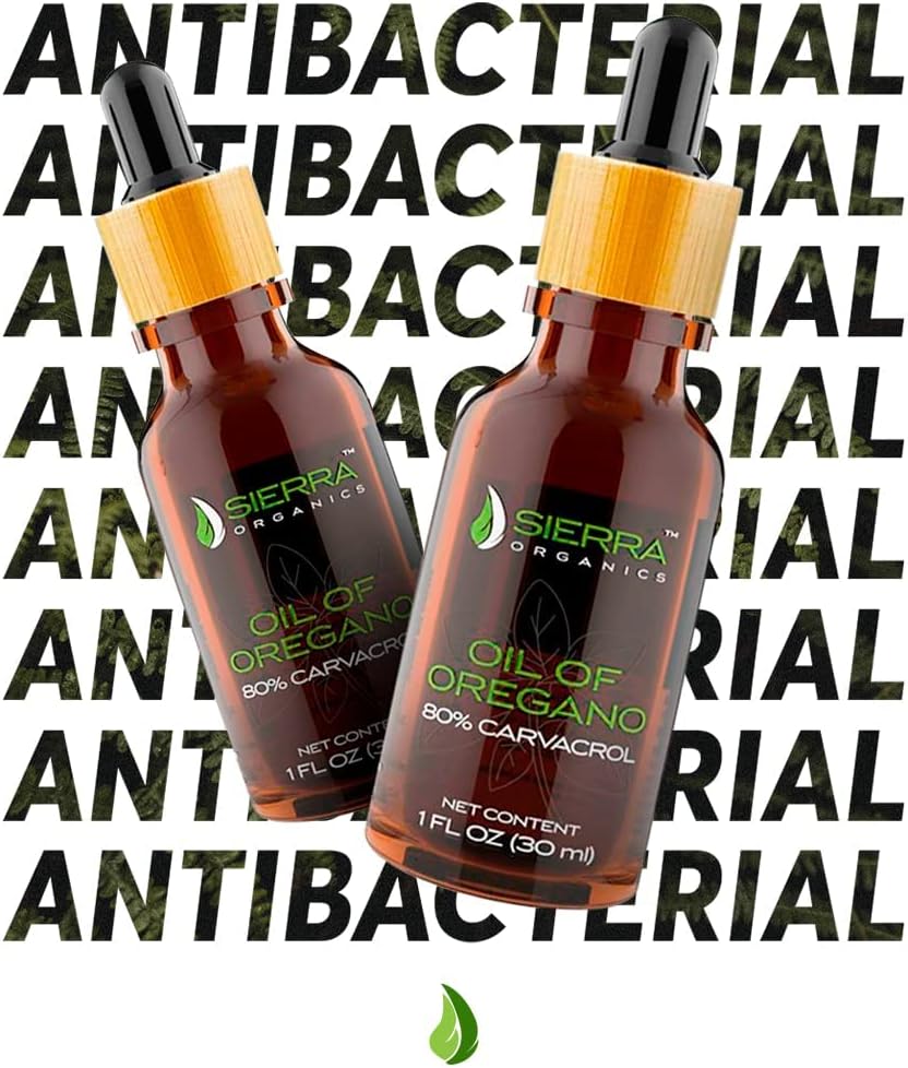 Aceite de Orégano Orgánico Super Fuerza 80 Carvacrol