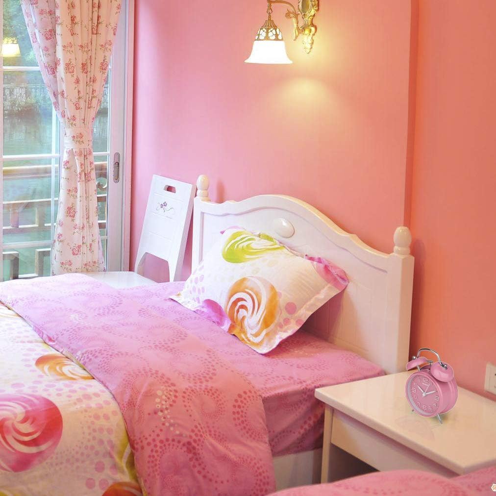 Reloj despertador clásico de campana para niños y dormilones