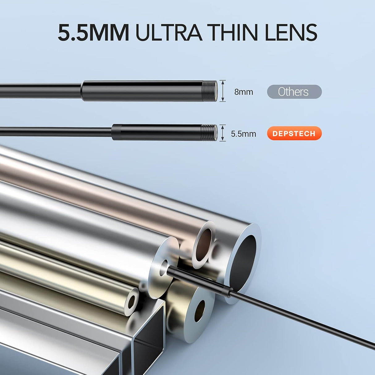 Camara endoscopio industrial HD 0.217