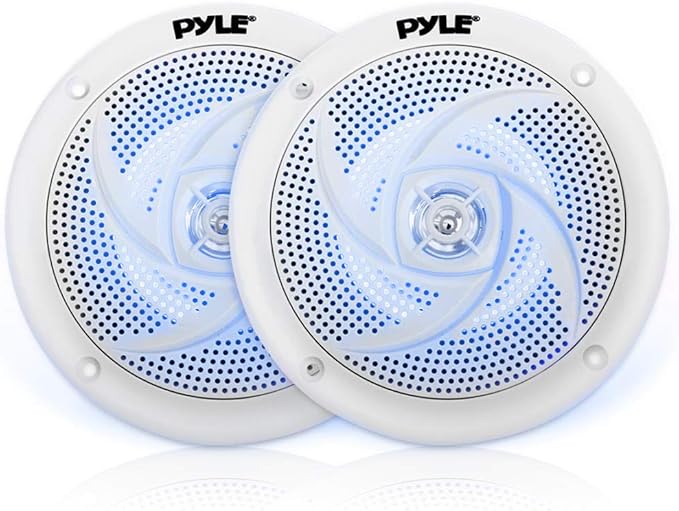 Parlantes marinos blancos PYLE PLMRS53WL