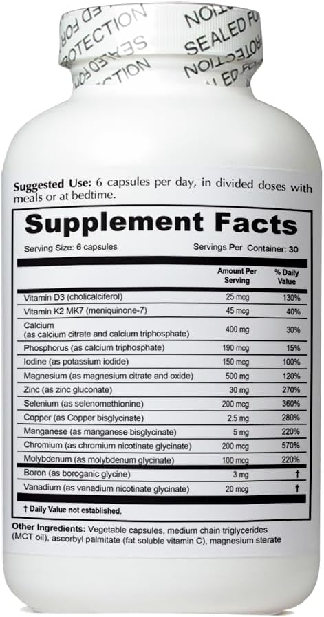 Fórmula Multimineral Protect Minerals - 180 Cápsulas Veganas