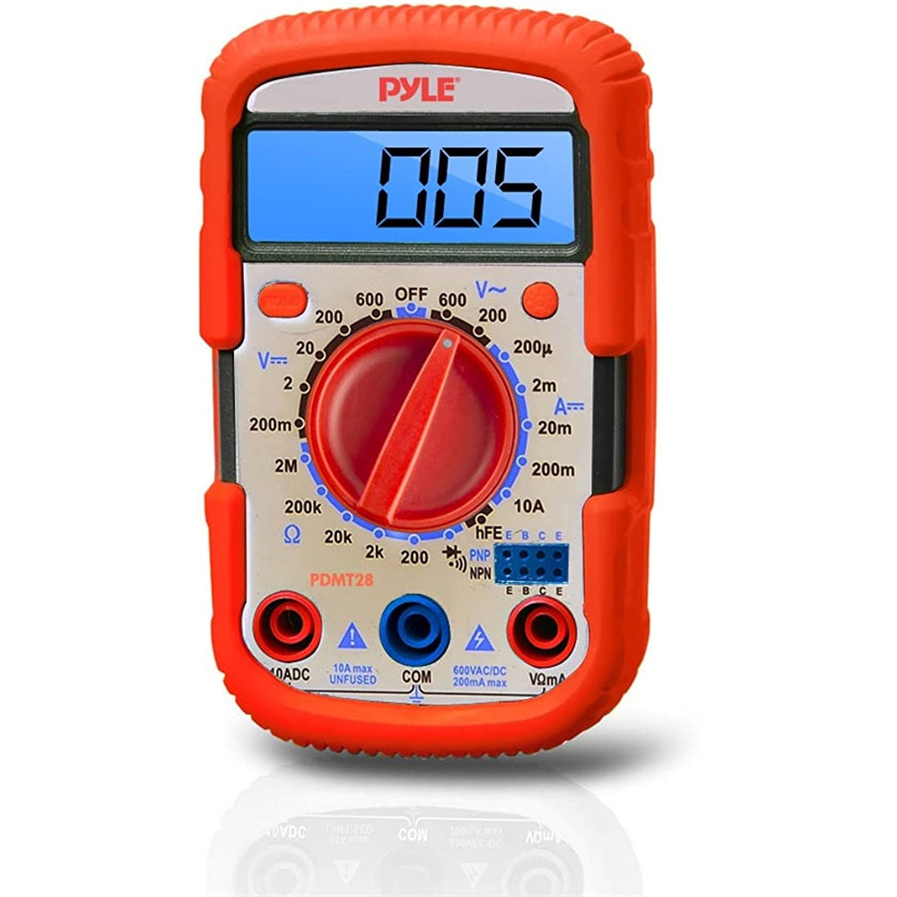 Multímetros Pyle PDMT28 multímetro LCD retroiluminado CA-CC