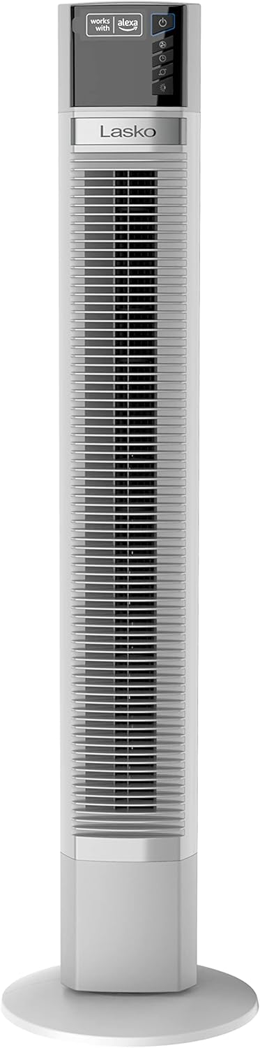 Lasko Ventilador Torre Oscilante Controlado por Voz T48401