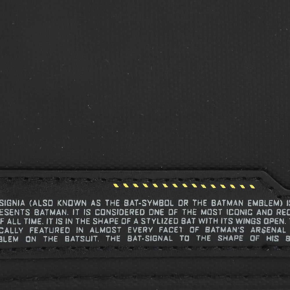 Cartera Bifold Hombre con Logo de Batman