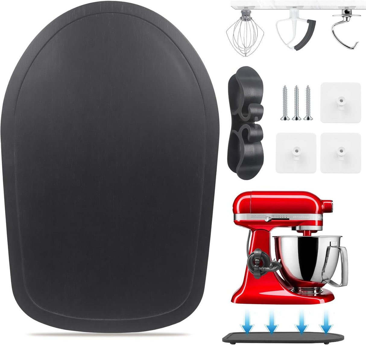 Deslizante para batidora KitchenAid 4.5-5 Qt con organizador