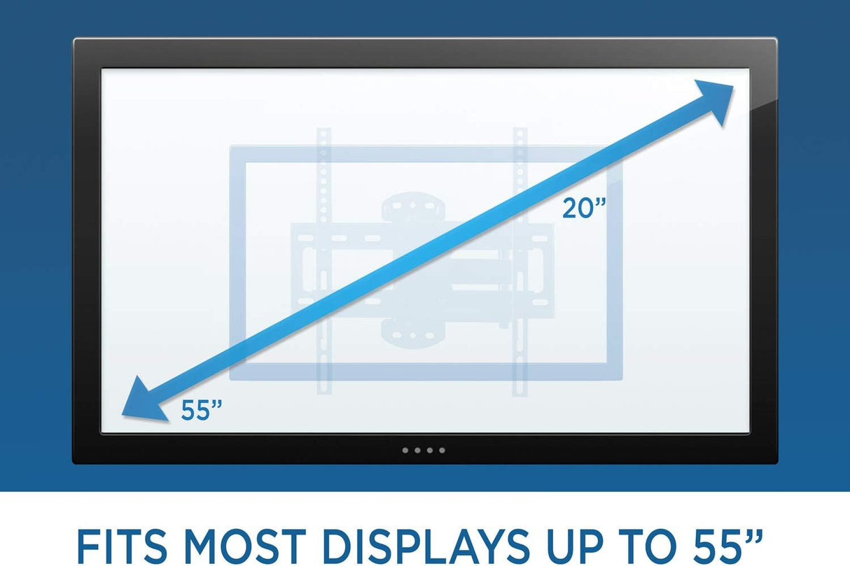 Soporte de esquina para TV de movimiento completo con VESA