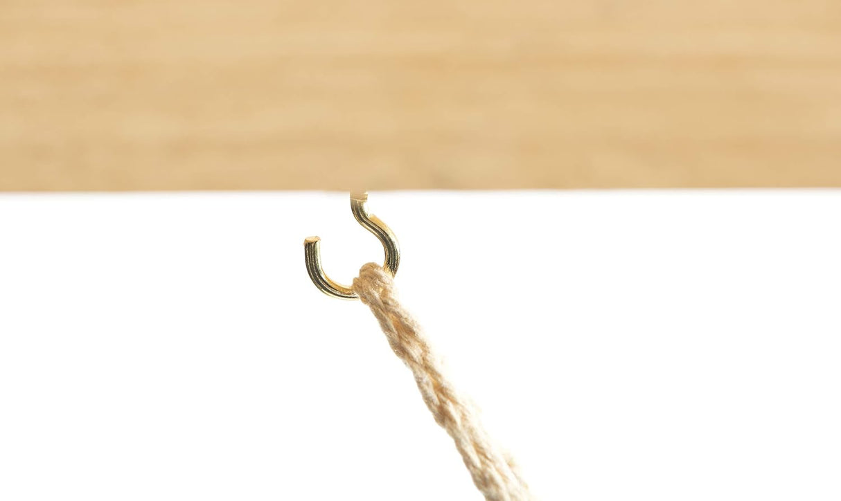 Hamaca Frutal de Algodón, 2 Piezas, Soporte y Ganchos incluidos