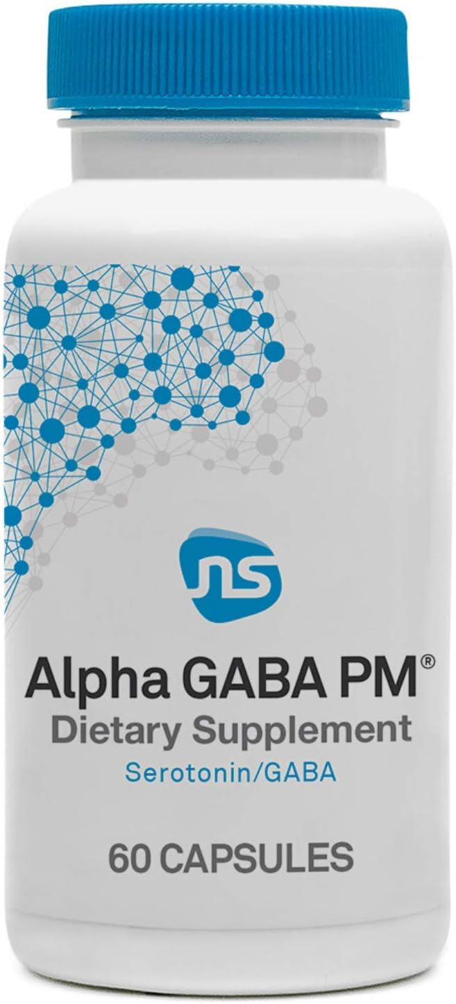 Suplemento NeuroScience Alpha GABA PM Ayuda para dormir