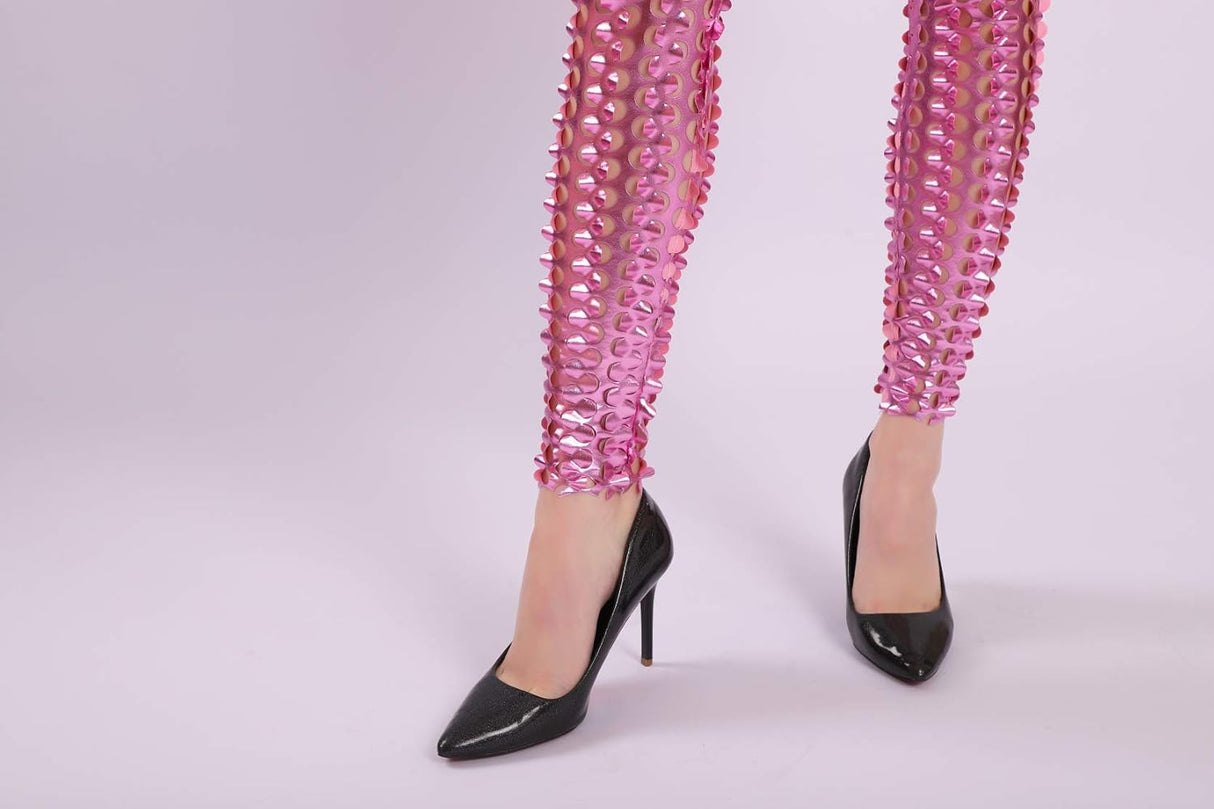 Disfraces Enterizo tallado en hueco brillante talla XL