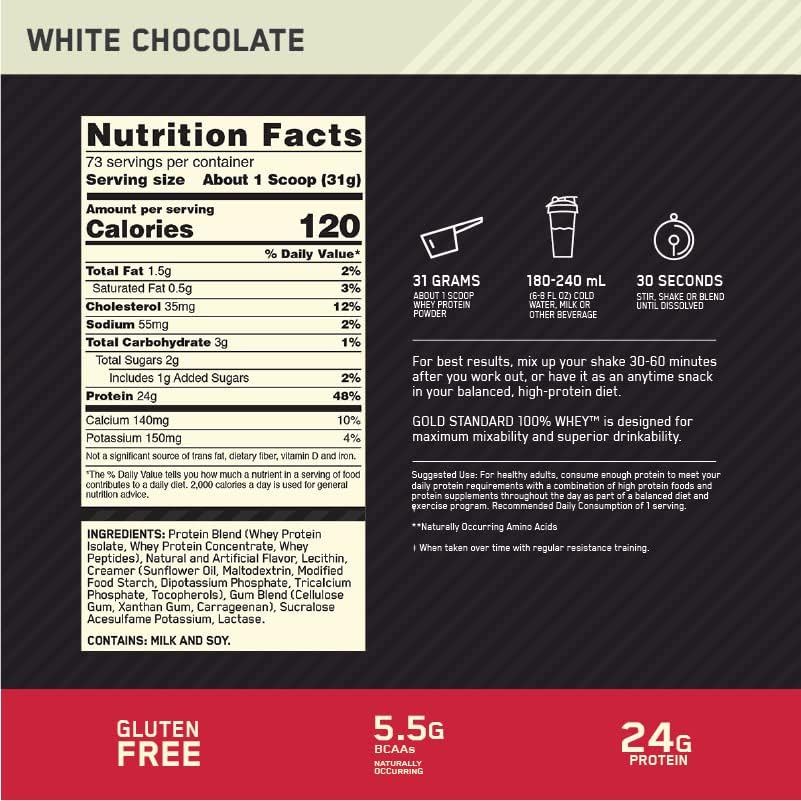 Suplementos Alimenticios de Proteína de Suero 1.8 Libra