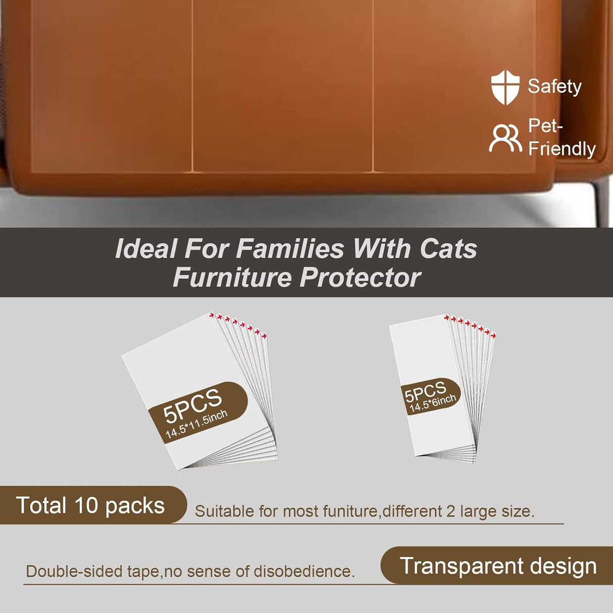 Protectores de muebles antiarañazos para gatos