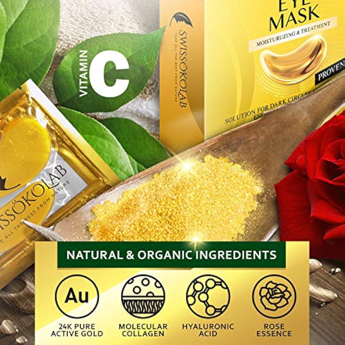 Under Eye Mask - Máscara de ojo de oro antienvejecimiento