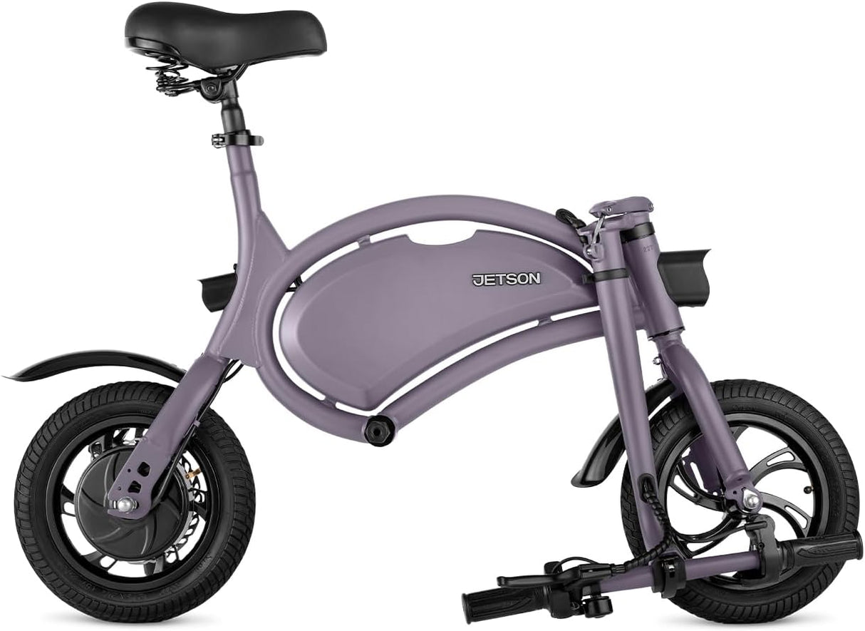 Bicicleta eléctrica Jetson Bolt, fácil de plegar, hasta 15.5 MPH