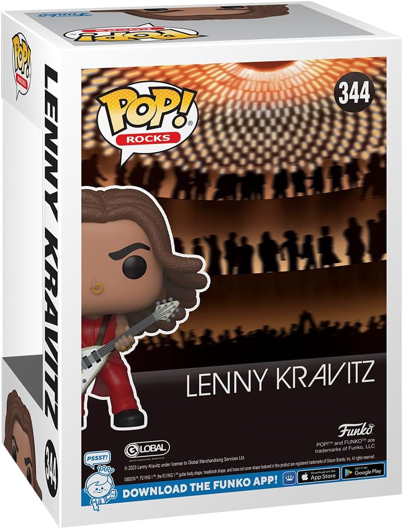 Funko Pop! Rocks: Lenny Kravitz, figura coleccionable divertida