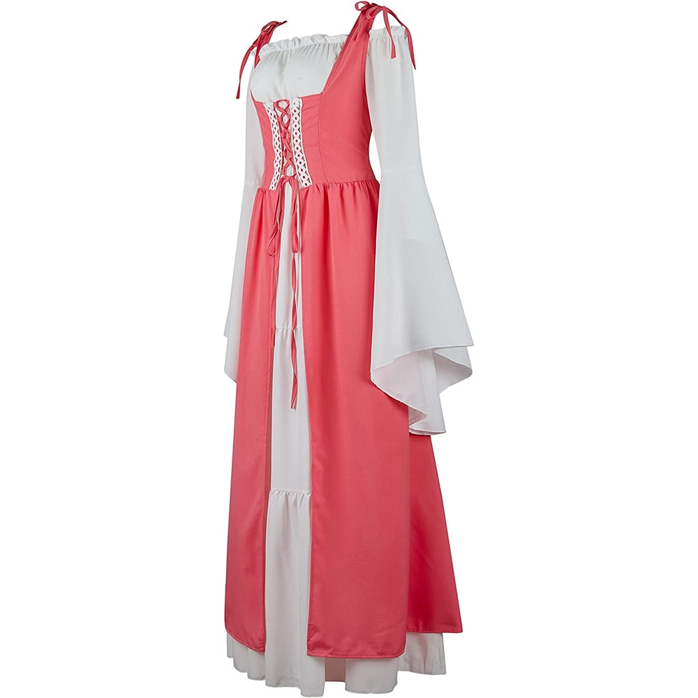 Disfraces renacentistas rosado talla XS