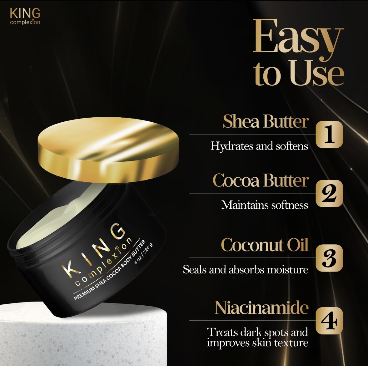 Manteca Corporal Premium Shea Cocoa para Piel con Melanina