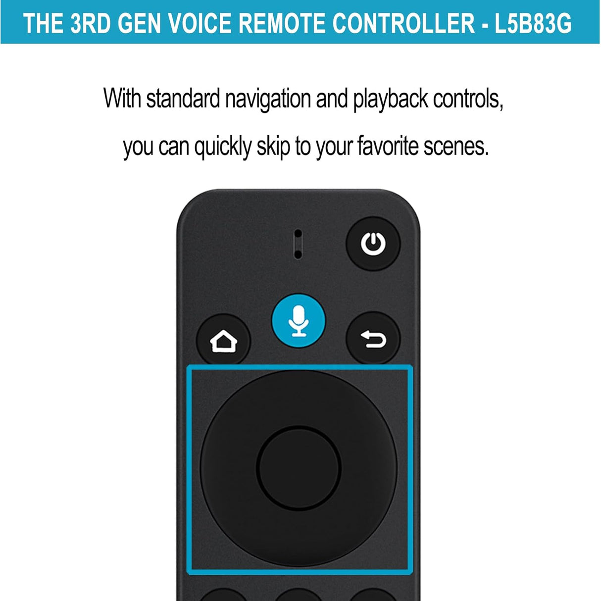 Control Remoto por Voz Allimity Compatible con Amazon TV