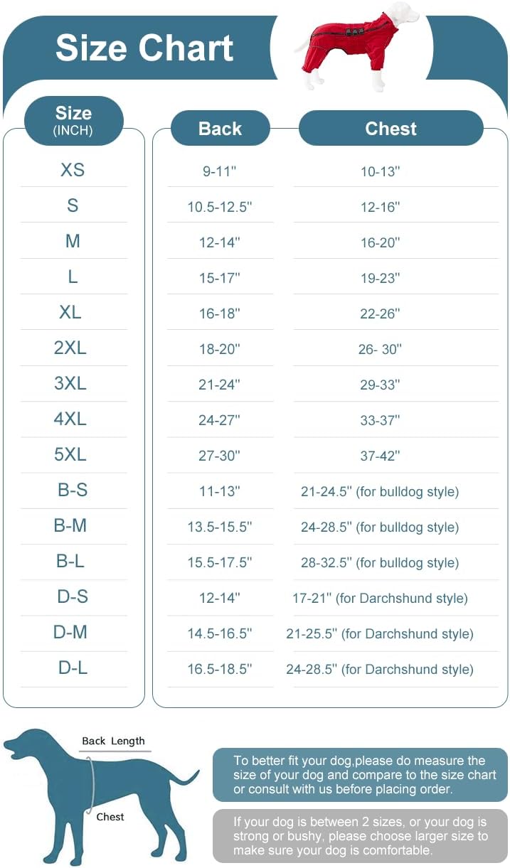 Chubasquero para perros, impermeable, reflectante, XXL