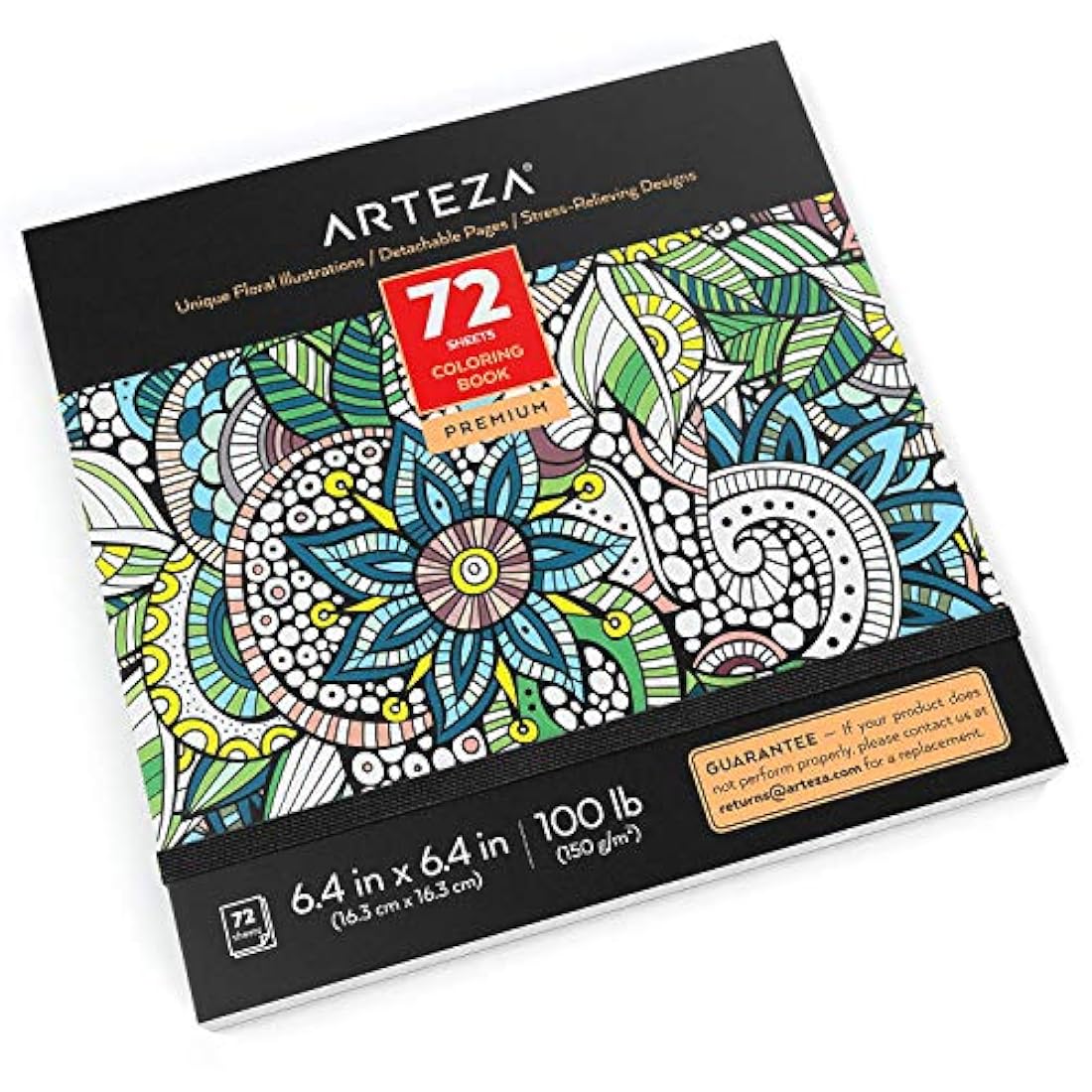 ARTEZA Libro para colorear para adultos