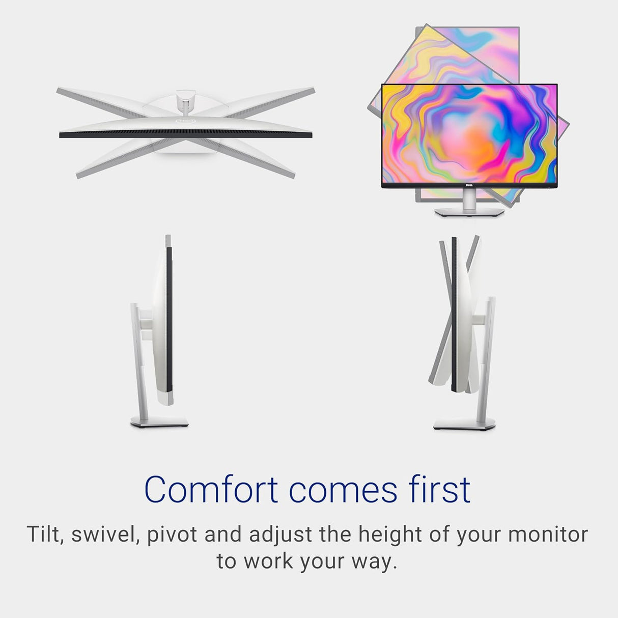 Monitor Dell S2722QC 27 4K USB-C, 60Hz, 1.07B colores