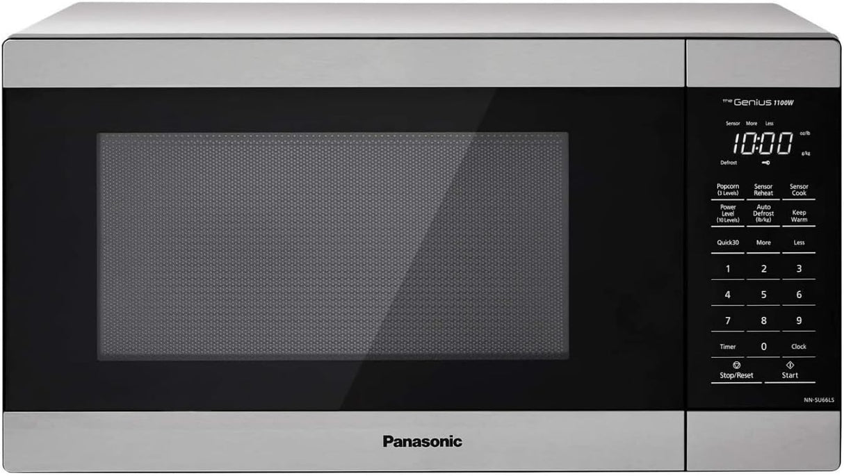 Horno microondas Panasonic NN-SU66LS 1100W, 1.3 cu ft, Sensor