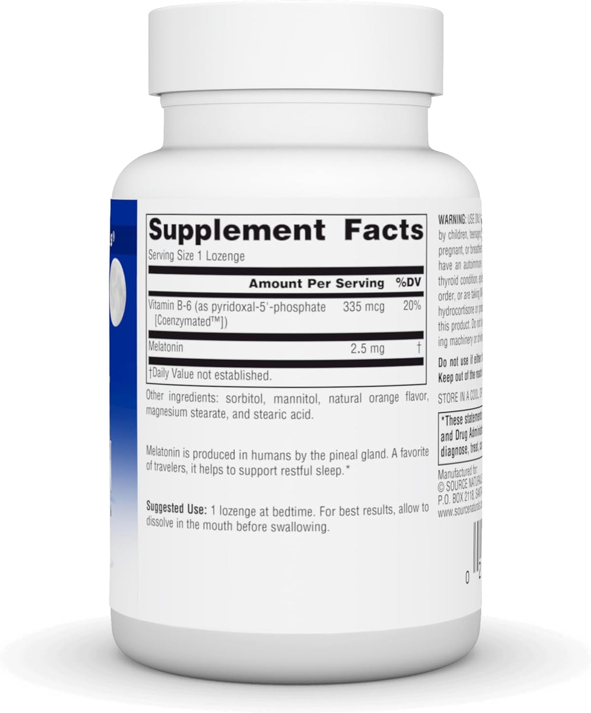 Source Naturals para el descanso 0.03 onzas, naranja