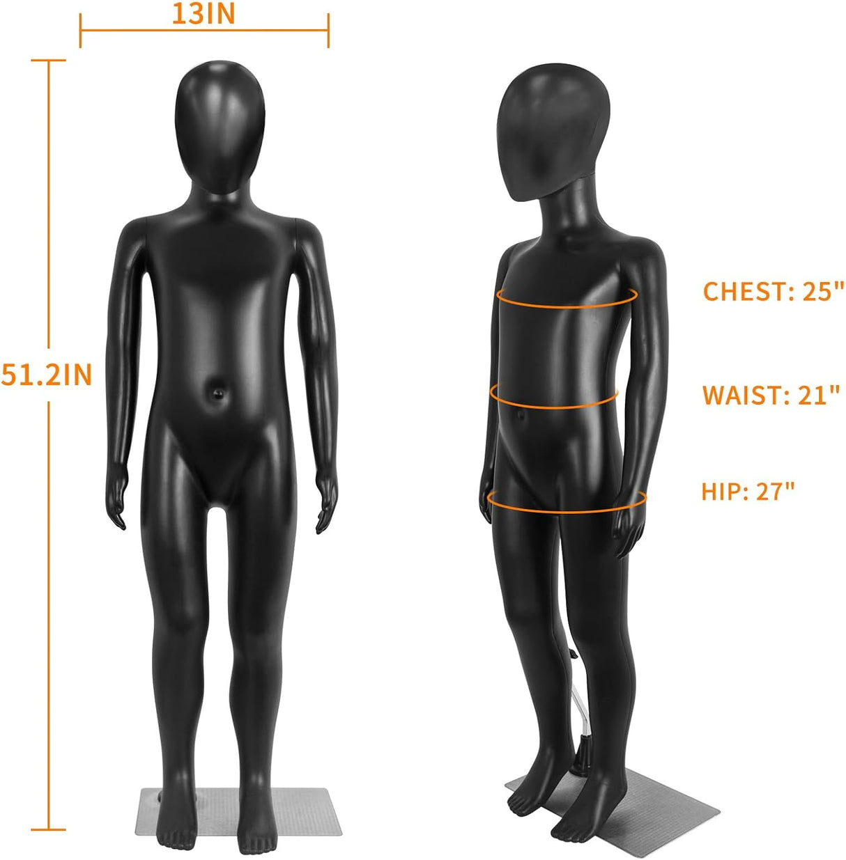 Maniquí Infantil SHAREWIN 43.3 Cuerpo Completo con Base Metálica