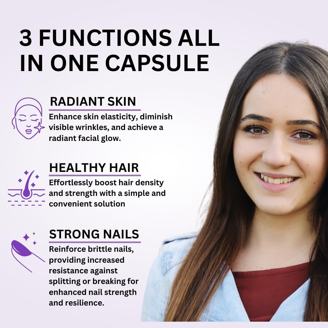 VITBOOST Biotina con ácido hialurónico colágeno y queratina