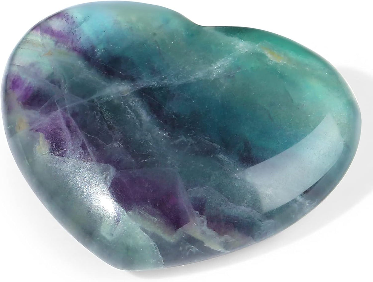 MAIBAOTA Corazón de cristal de 1.772 in, cristales curativos