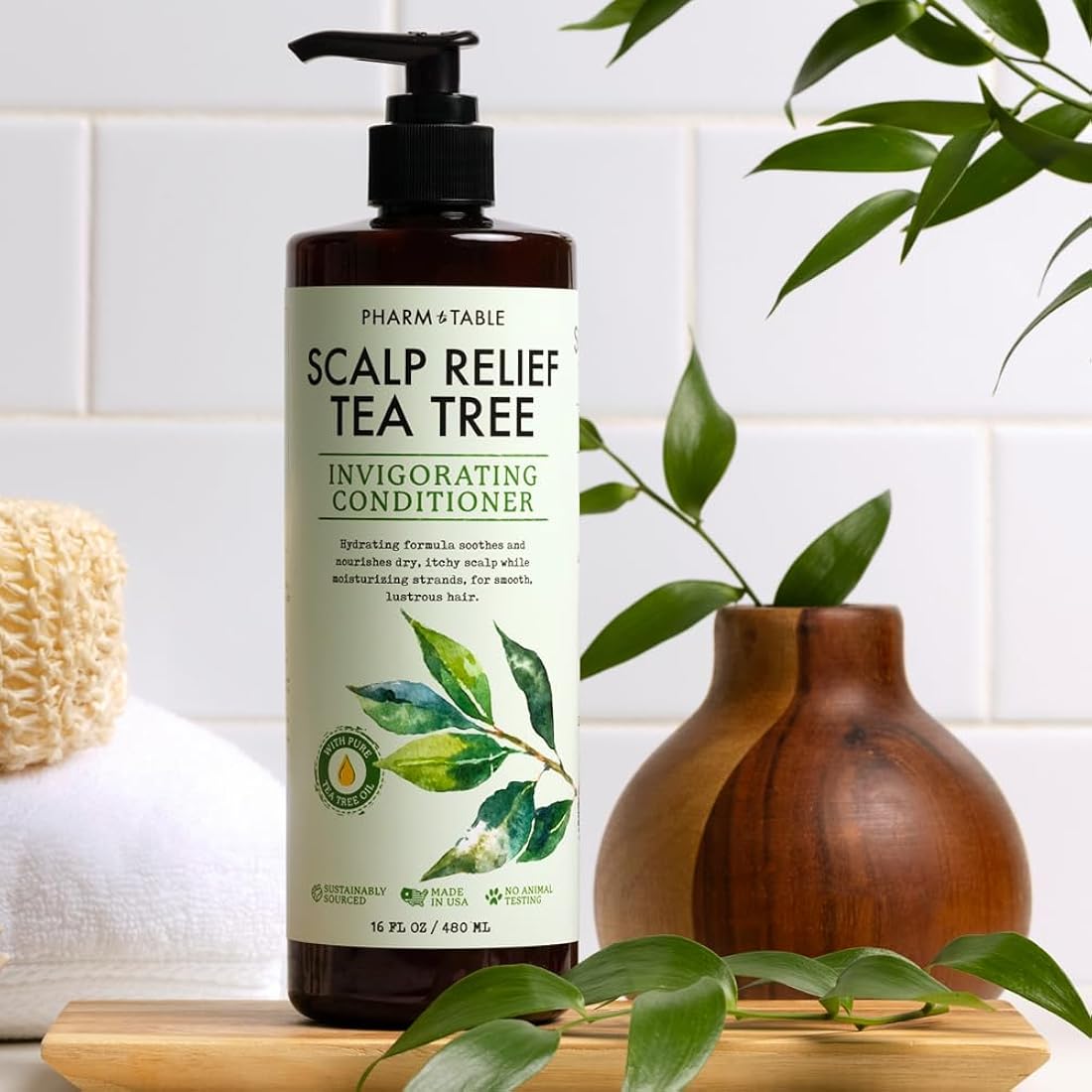 Acondicionador de árbol de té para hombres y mujeres