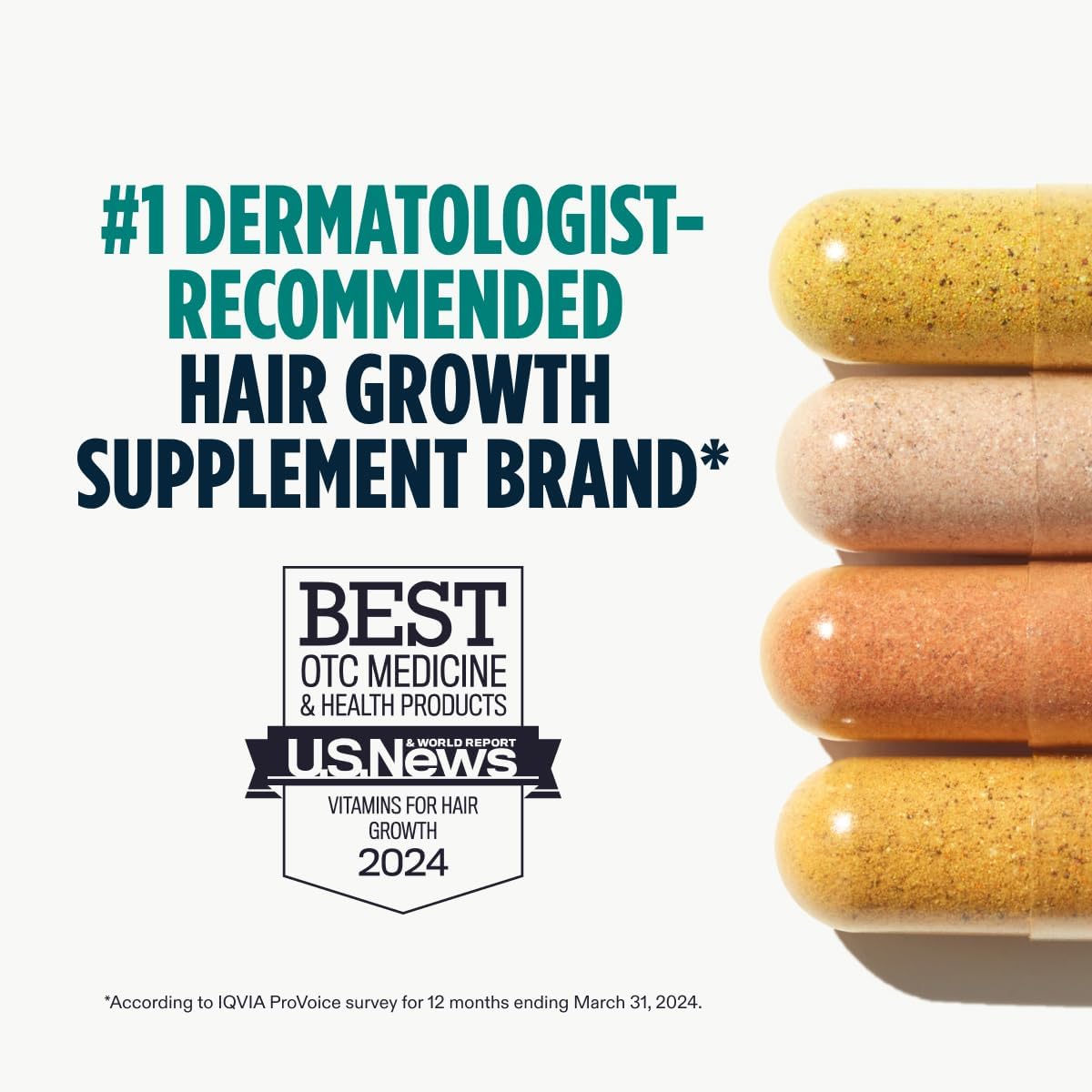 Suplementos para cabello más grueso y cuero cabelludo sano