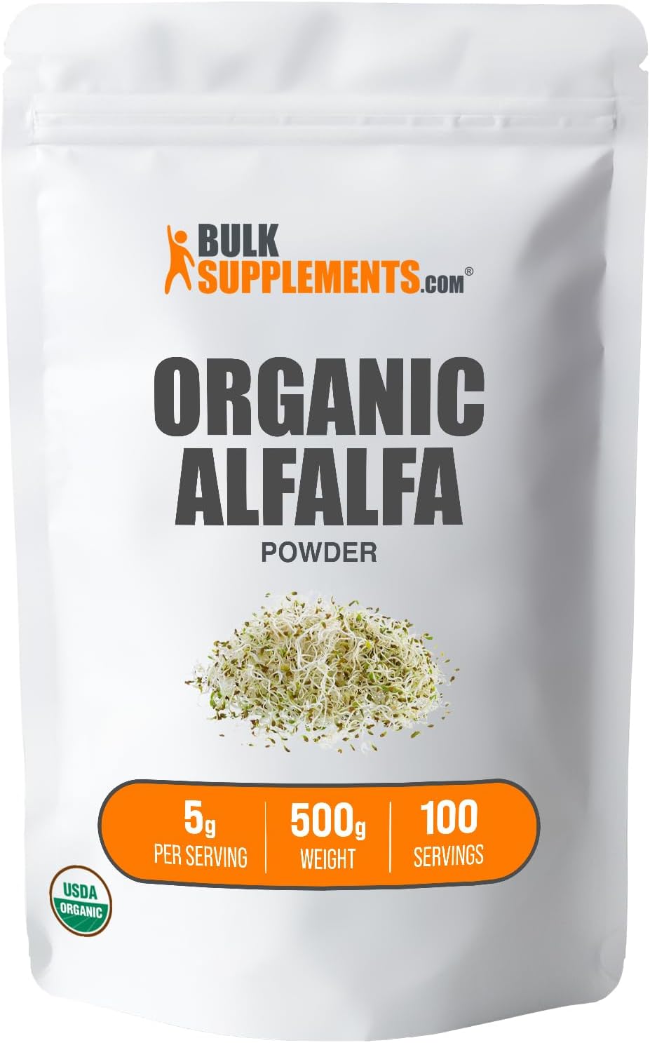 Suplemento BULKSUPPLEMENTS.COM Polvo de alfalfa orgánica