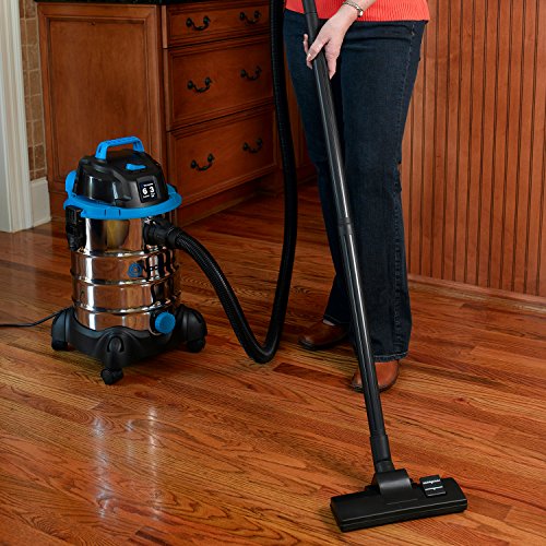 Vacmaster 6 galones, 3 HP pico, acero inoxidable