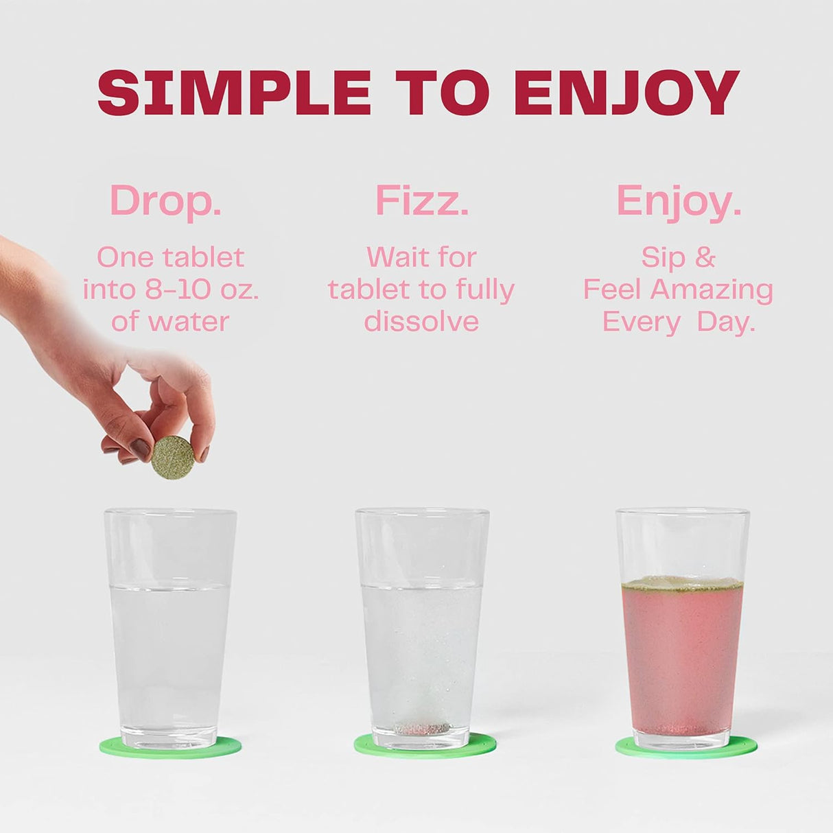 Suplemento Amazing Grass Tabletas efervescentes