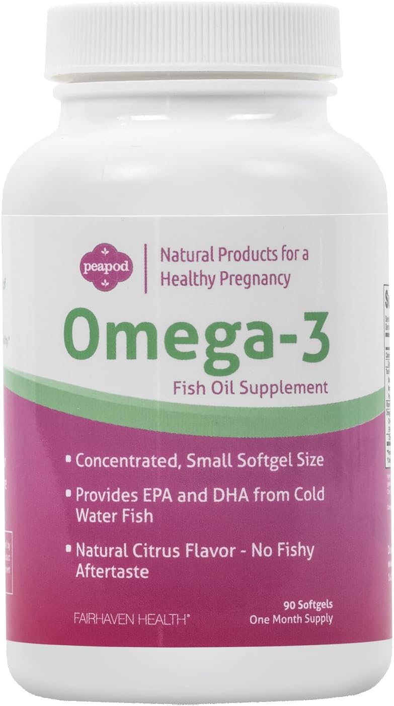 Peapod Omega-3 Premium Suplemento de aceite de pescado
