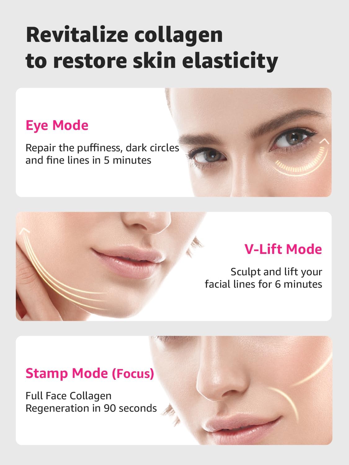 Dispositivo Facial 3 en 1 iFae: Masajeador y Rejuvenecedor