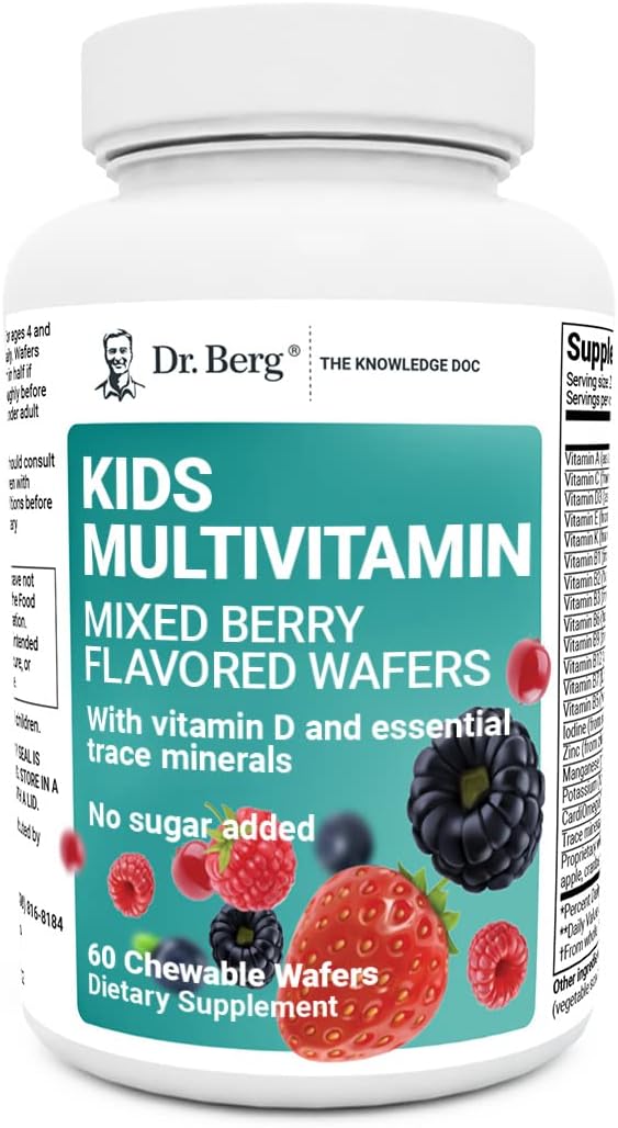 Suplemento Multivitaminas masticables diario para niños
