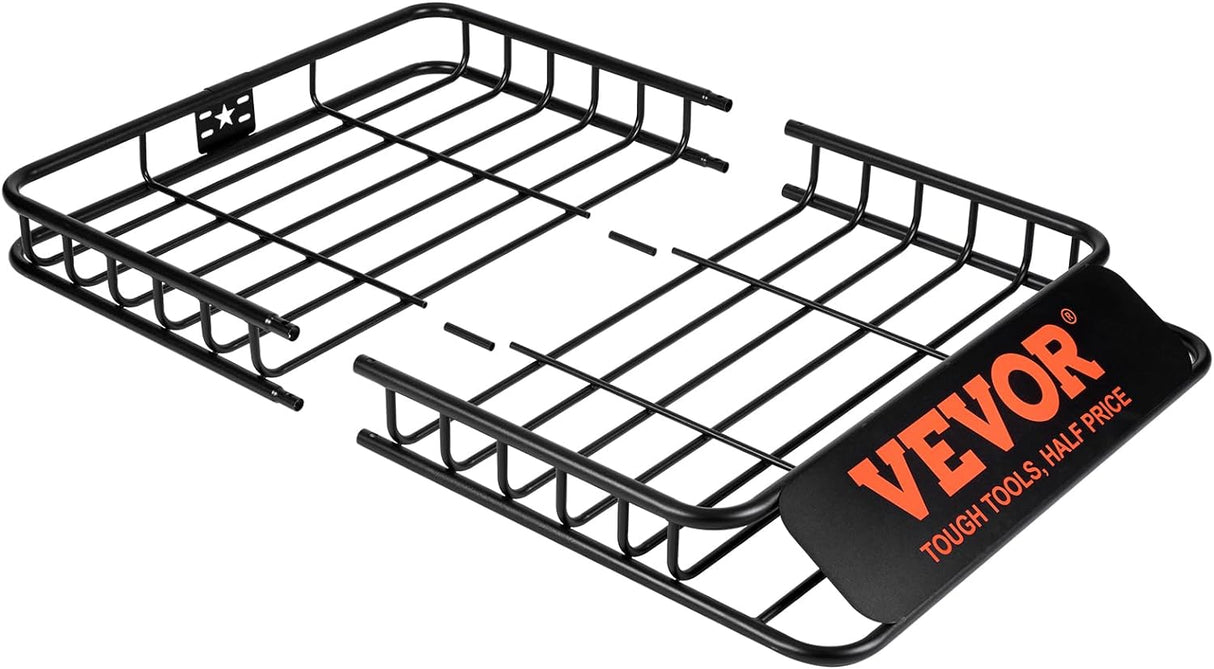 Cesta de carga para portaequipajes para techo VEVOR
