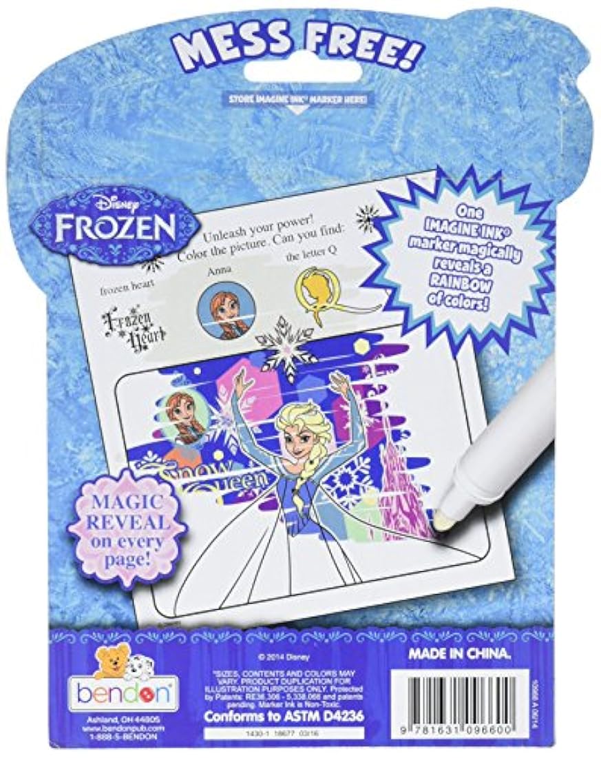 Libro de actividades de fotos de tinta mágica de Disney