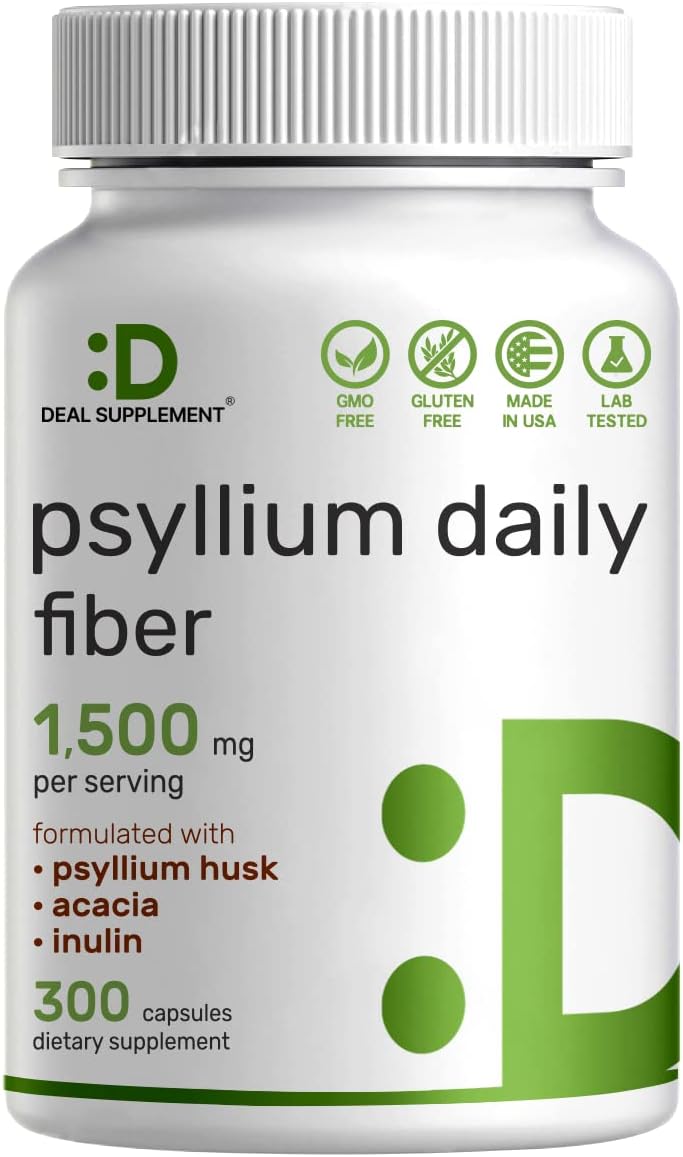 Fibra de cáscara de psyllium complejado con inulina y acacia