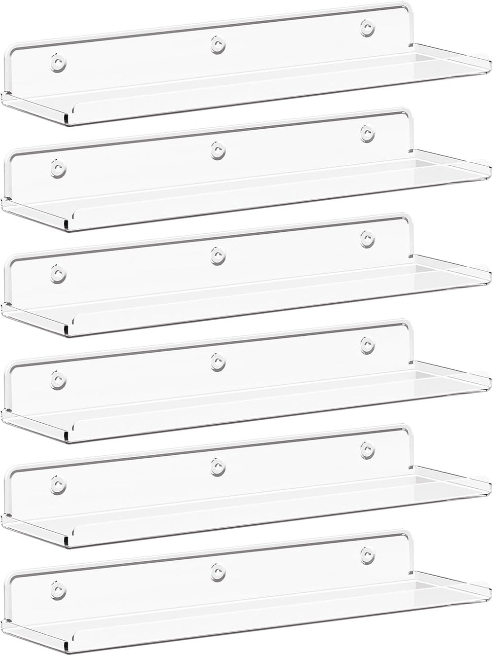 Estantes flotantes Lifewit, 6 pack 15 acrílico para decoración
