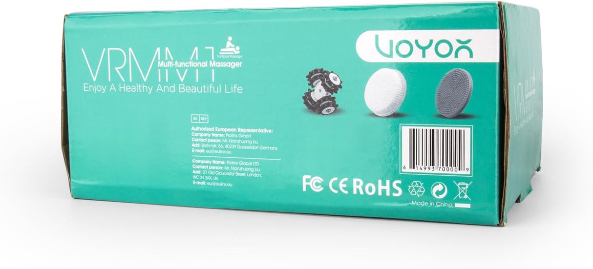 Masajeador de Celulitis VOYOR, Inalámbrico, IPX7, VRMM1-NEW