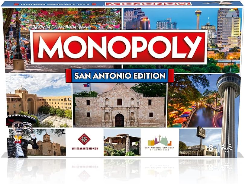 Juego de Mesa MONOPOLY Edición San Antonio para 2-6 Jugadores