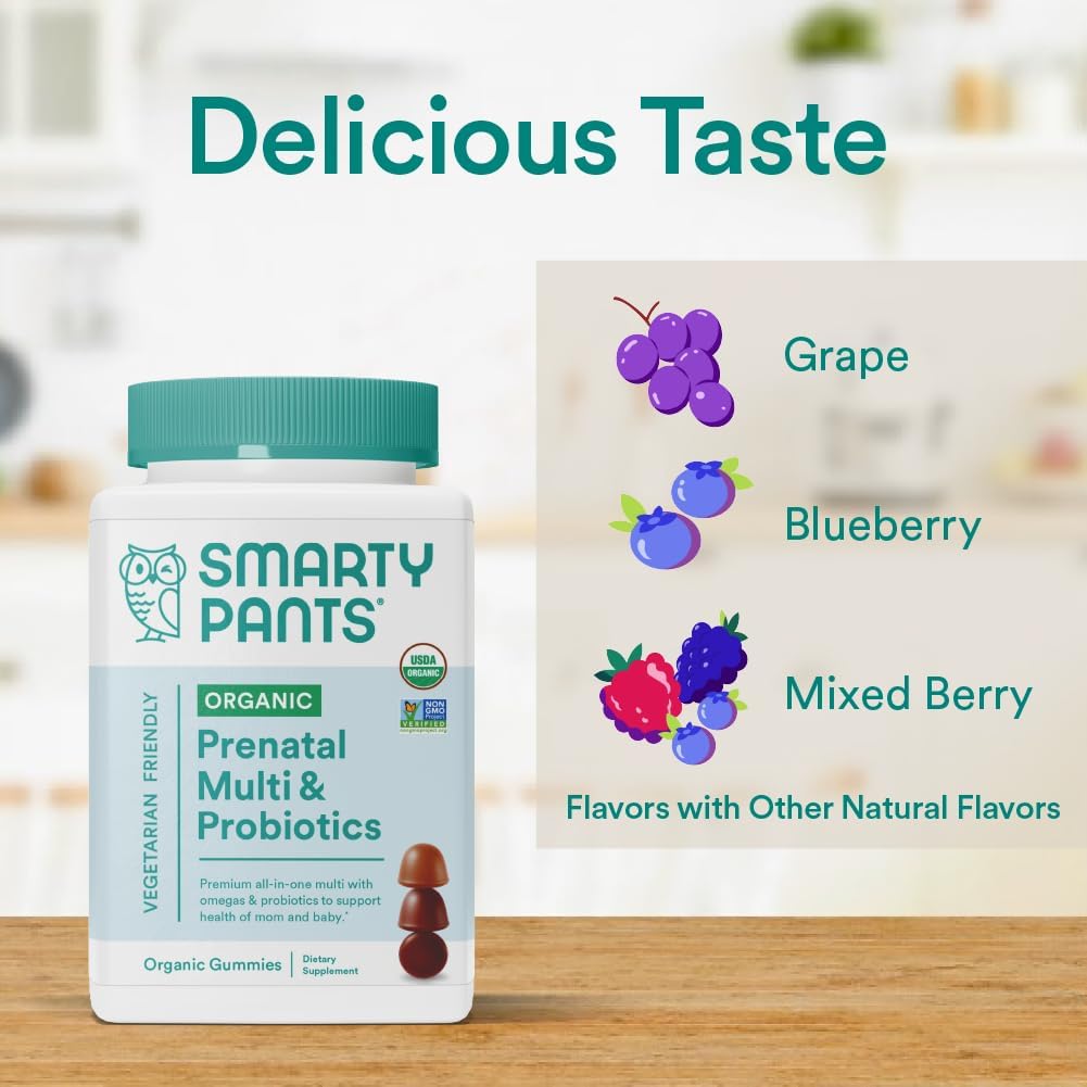 Vitamina Prenatal Orgánica con Probióticos y Vitaminas