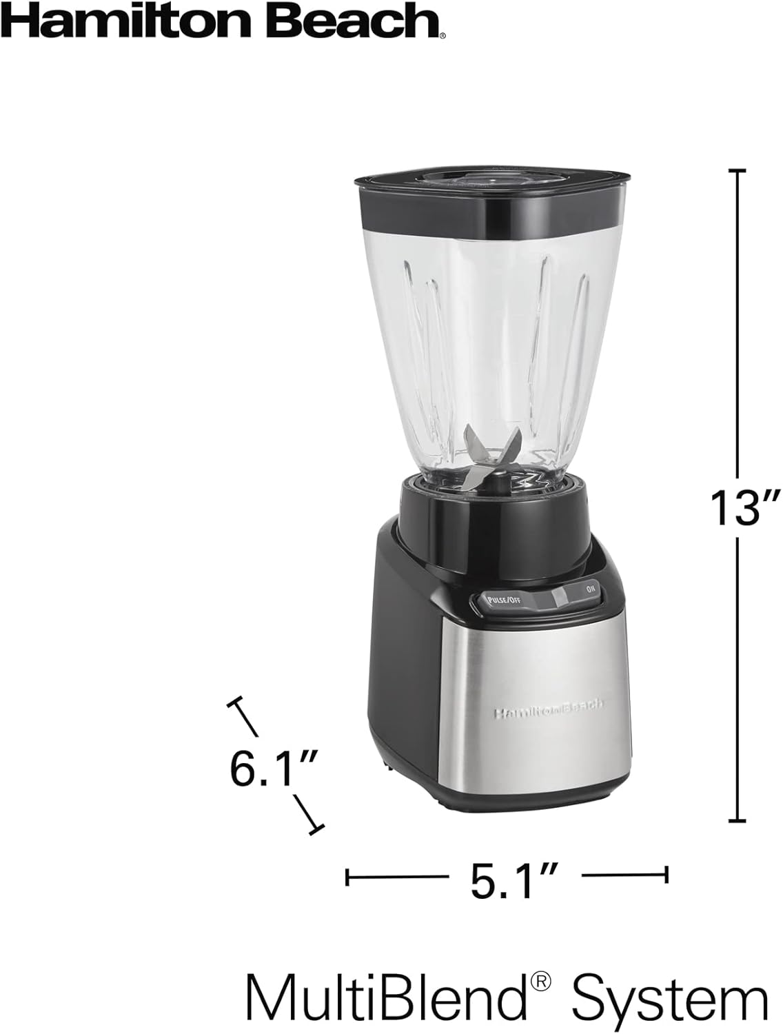 Batidora Hamilton Beach para batidos y smoothies, 650W, 52400