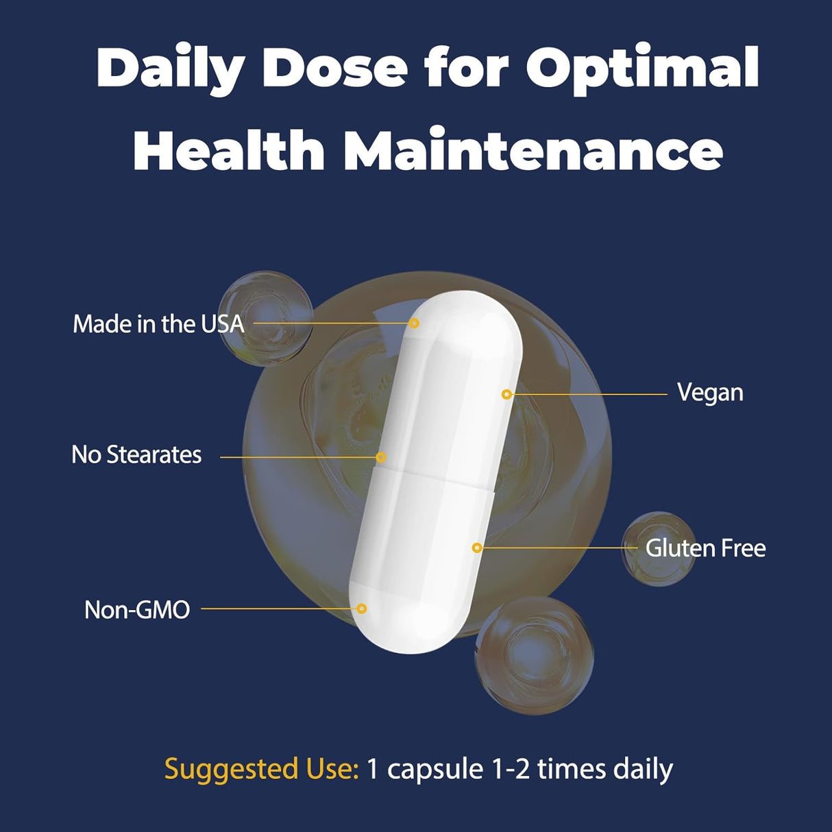 Suplemento de Cortisol, Marca XYZ, 120 Cápsulas Veganas